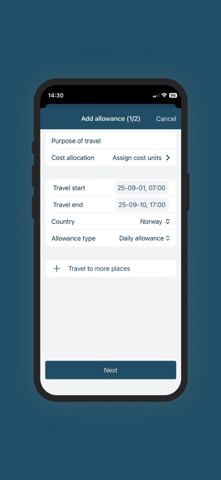 Visma Employee iPhone screenshot 5