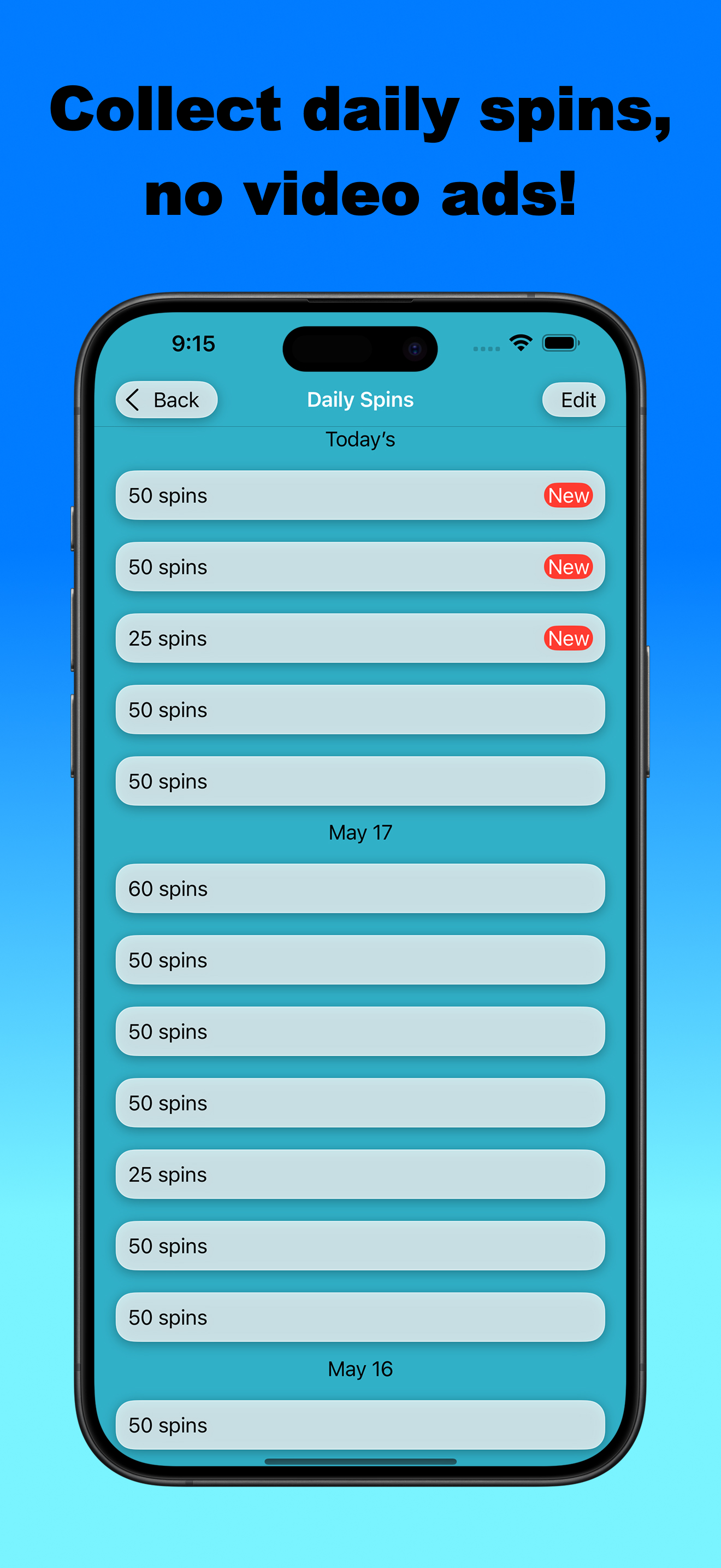 Master of spin and coin