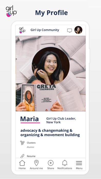 Girl Up Community iPhone screenshot 4 - Social Networking app