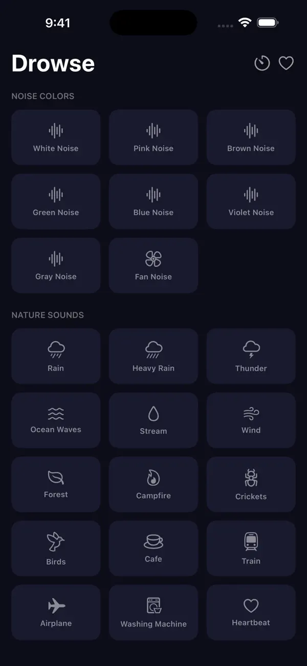 Screenshot #1 pour Drowse: Sound Machine