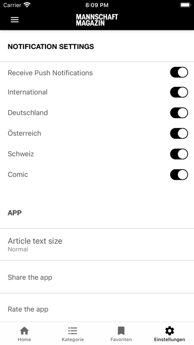 Mannschaft LGBTIQ-News Screenshot
