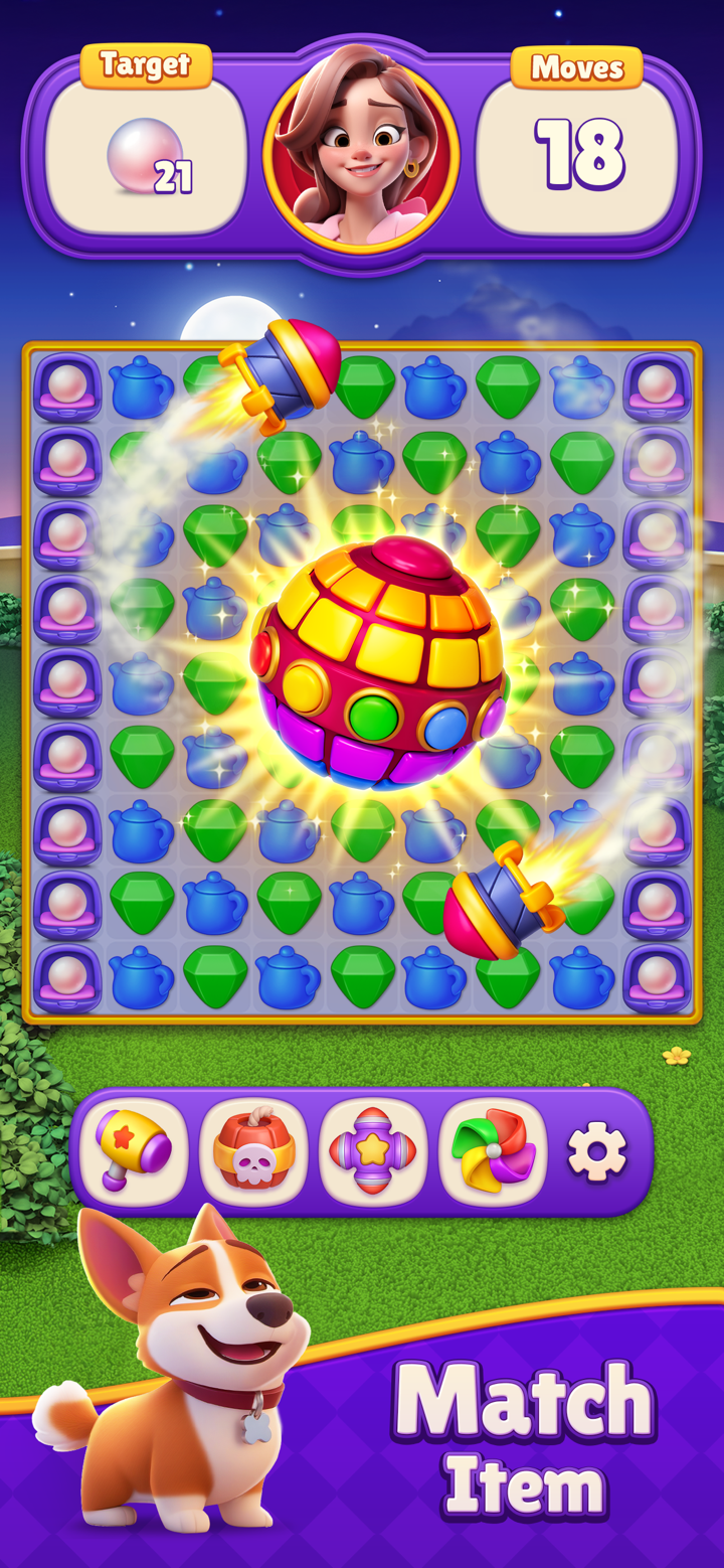 Dream Mania - Match 3 Games screenshot 1