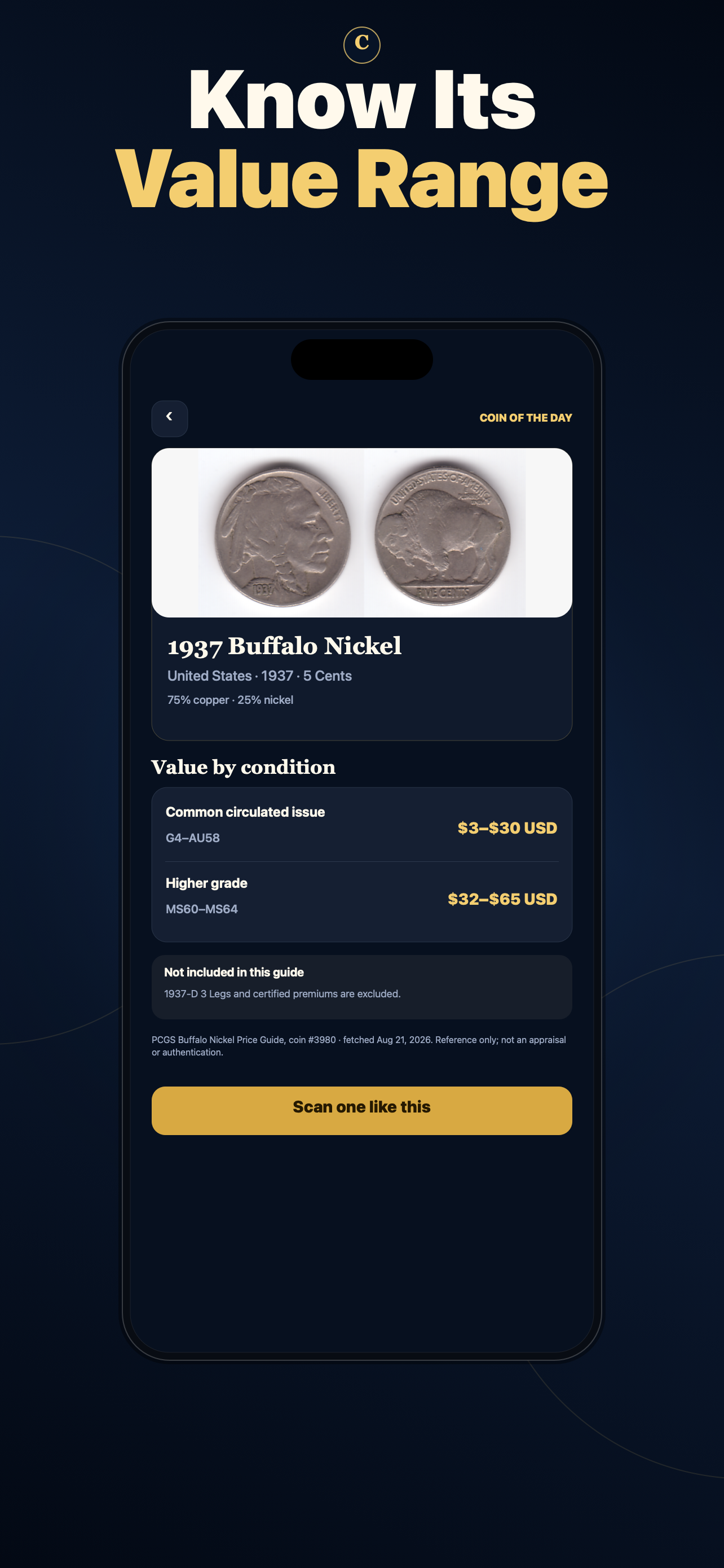 CoinClue: Coin Identifier screenshot 2