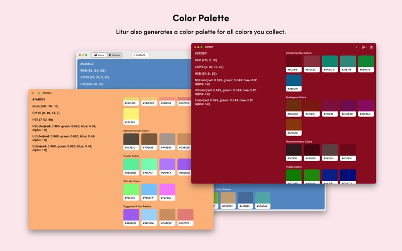 Screenshot #3 pour Litur - Color Manager