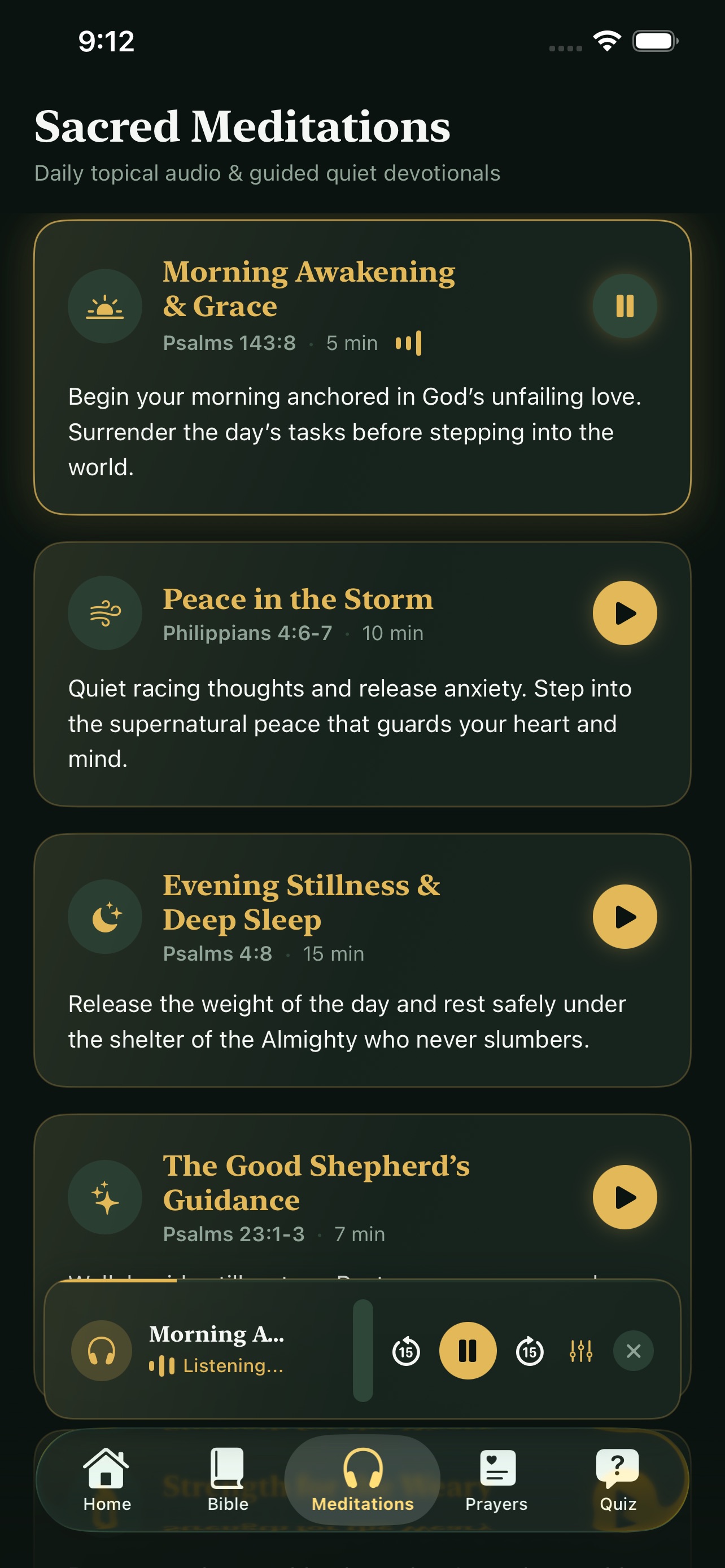 Screenshot 4 of VerseGlow Daily Bible & Prayer