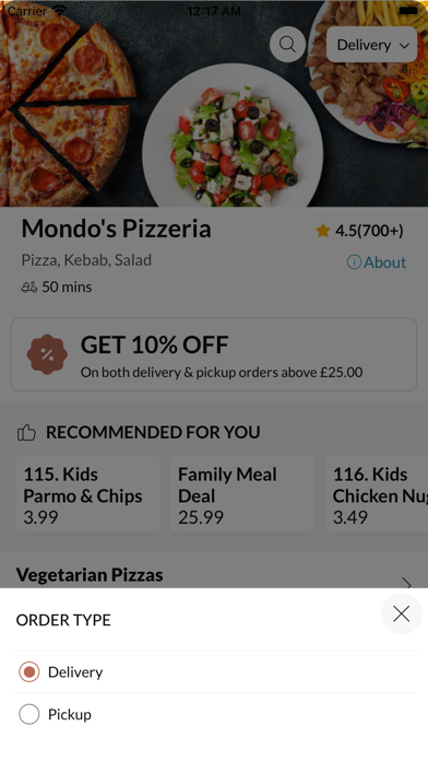 Mondo's Pizzeria Screenshot