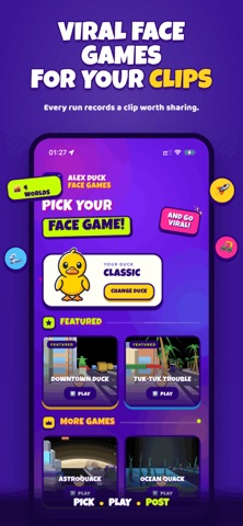 Alex Duck: Face Games screenshot 2