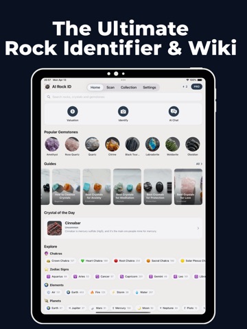 AI Rock ID: Crystal Identifier iPad screenshot