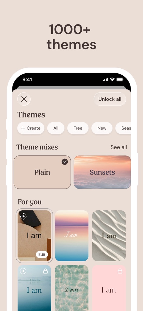 I am - Daily Affirmations - Rich Thematic Choices