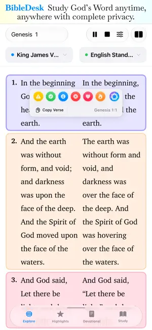 BibleDesk screenshot 1