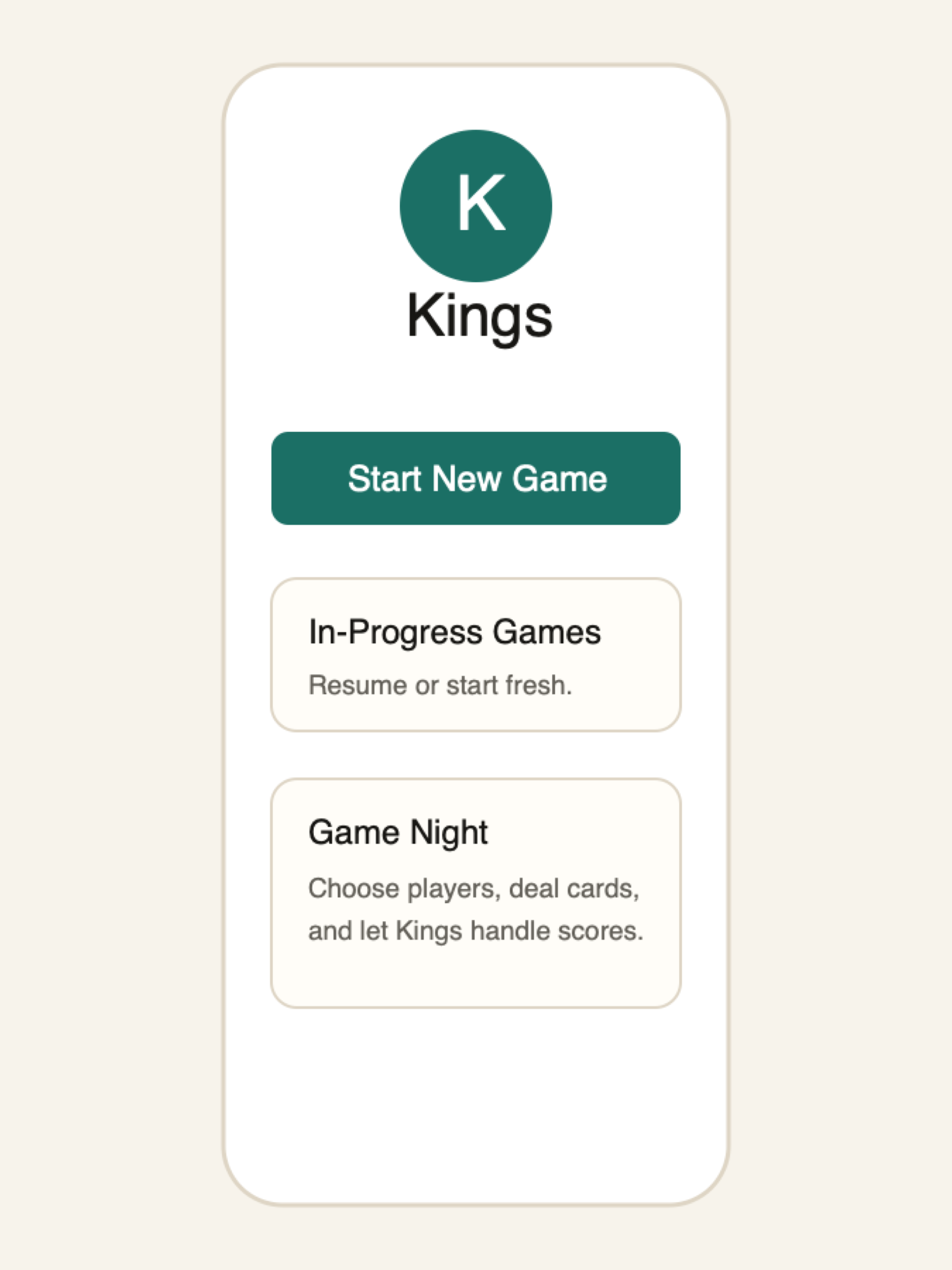 Kings Card Game Scoring screenshot 7