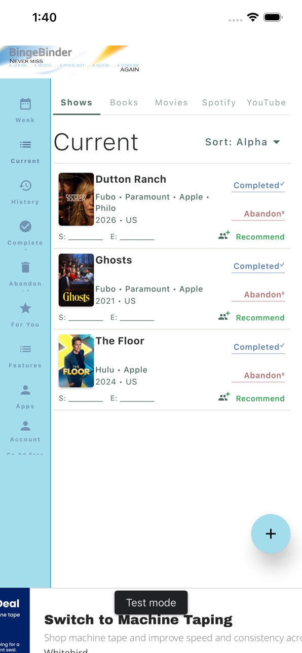 iPhone screenshot