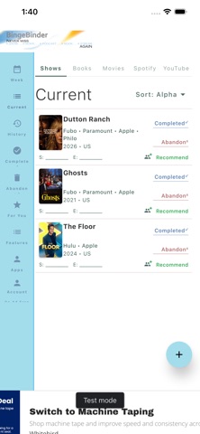 BingeBinder Screenshot 2 of 9