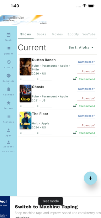 BingeBinder Screenshot 2 of 9