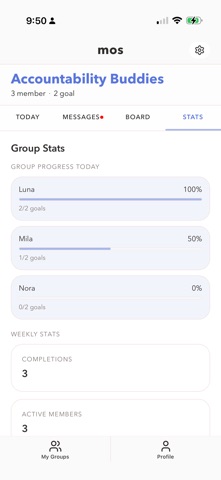 mos: group goal&habit tracker Screenshot 7 of 10