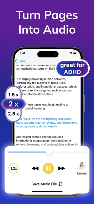Natural Reader for Docs: xTTS screenshot 1