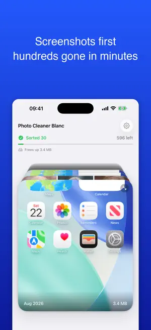 Photo Cleaner Blanc: Storage screenshot 3