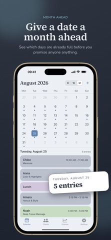 Pocket Client Book: Diary Screenshot 4 of 10