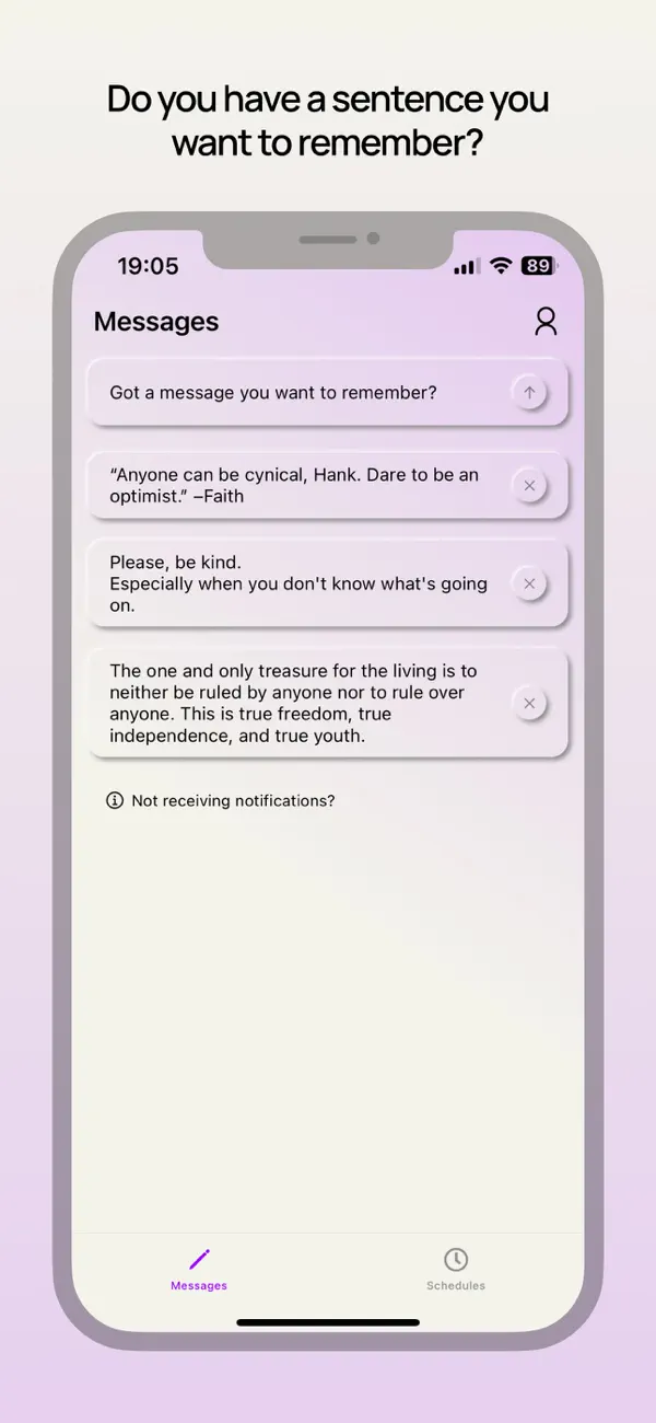 Screenshot #2 pour Inscribe the message, ekho
