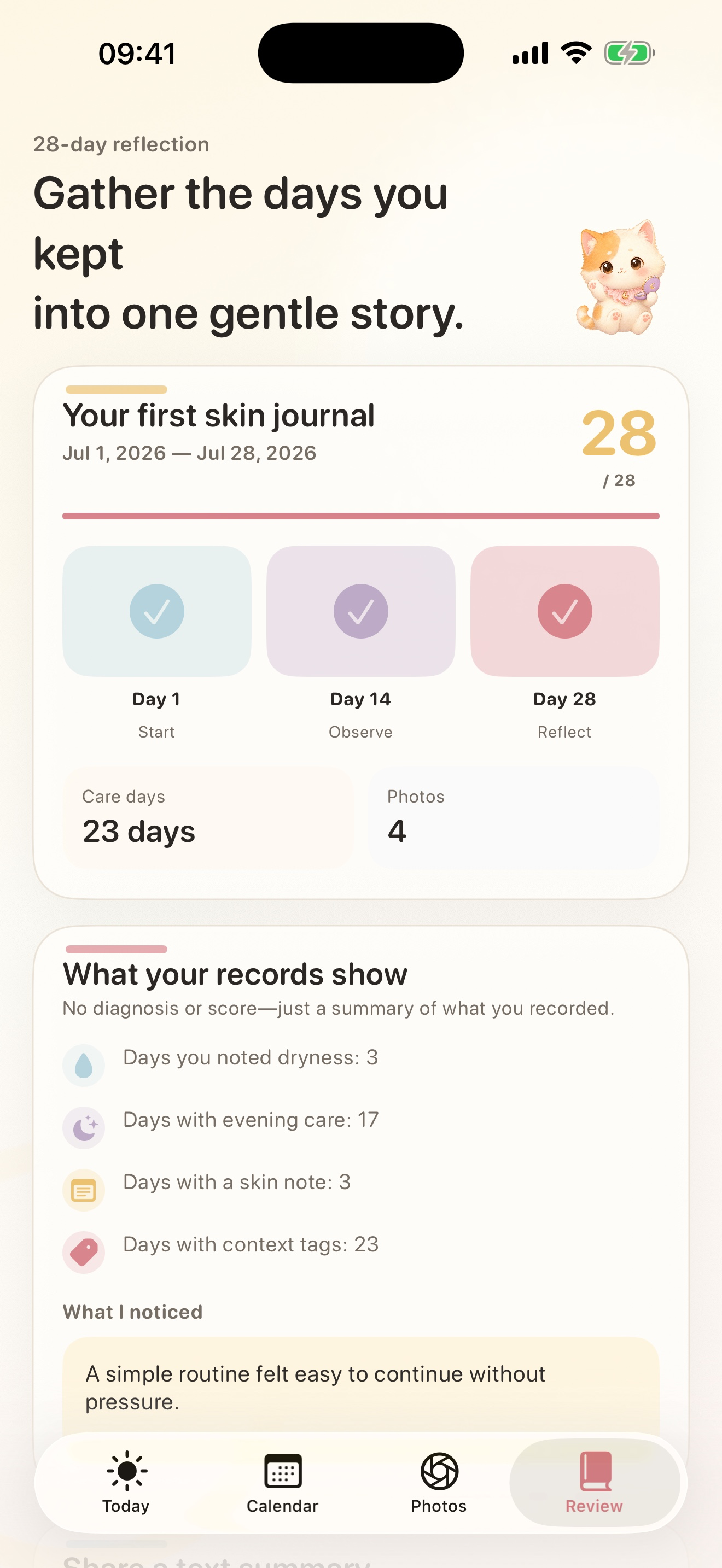 Hada Koyomi: Skin Journal screenshot 4