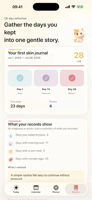 Hada Koyomi: Skin Journal screenshot 4