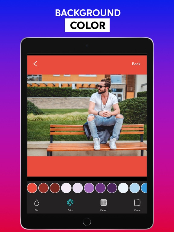 Blur Photo Background Blurfoto iPad screenshot 8 - Graphics & Design app