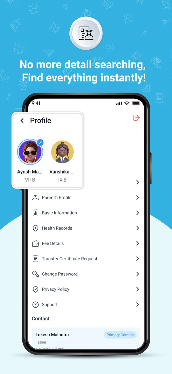 Screenshot #2 pour ShriConnect Parent