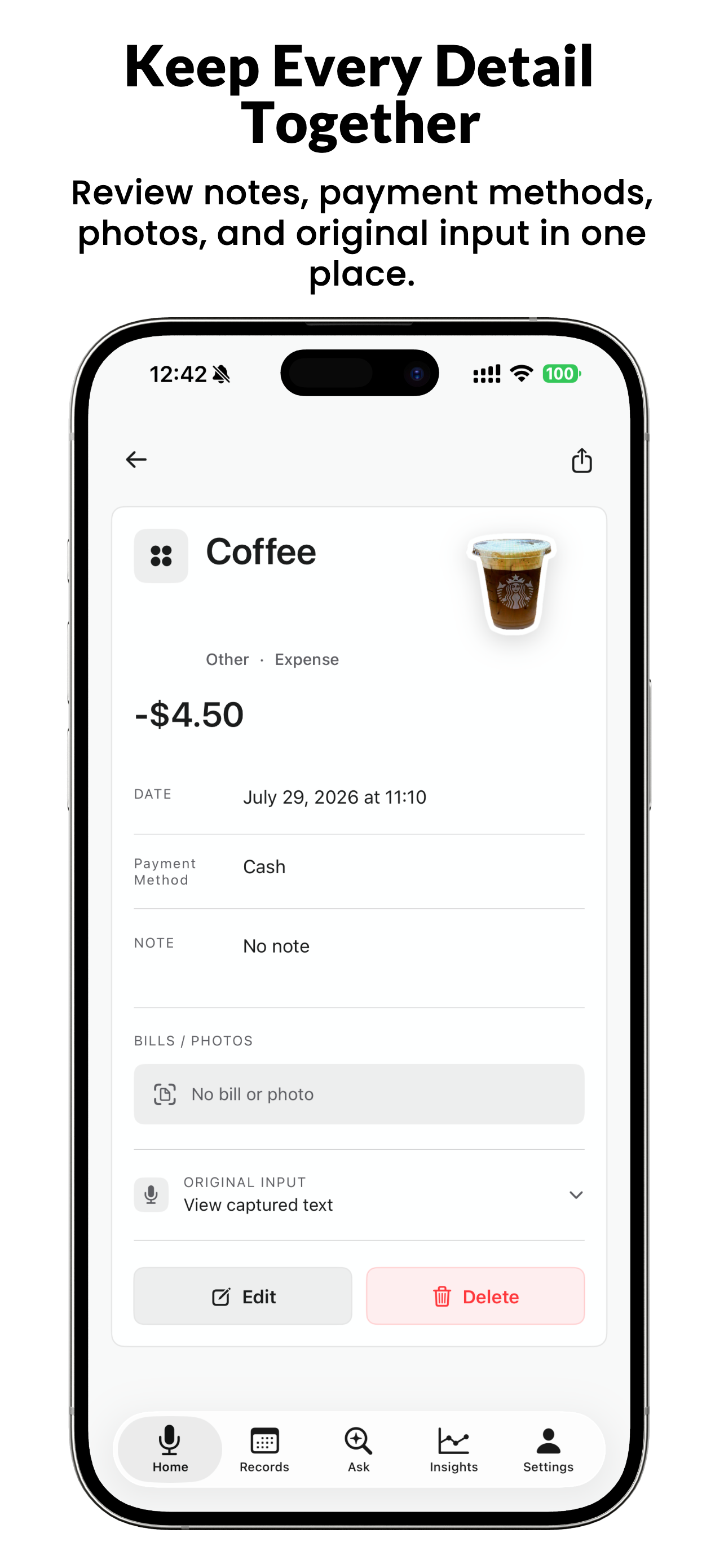 SaySpend: AI Expense Tracker screenshot 3
