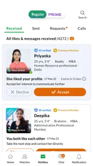 hindimatrimony - marriage app iphone screenshot 4
