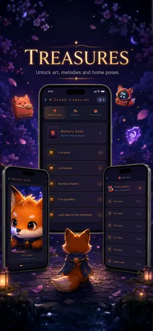 Kitsune Dreams Puzzle screenshot 4