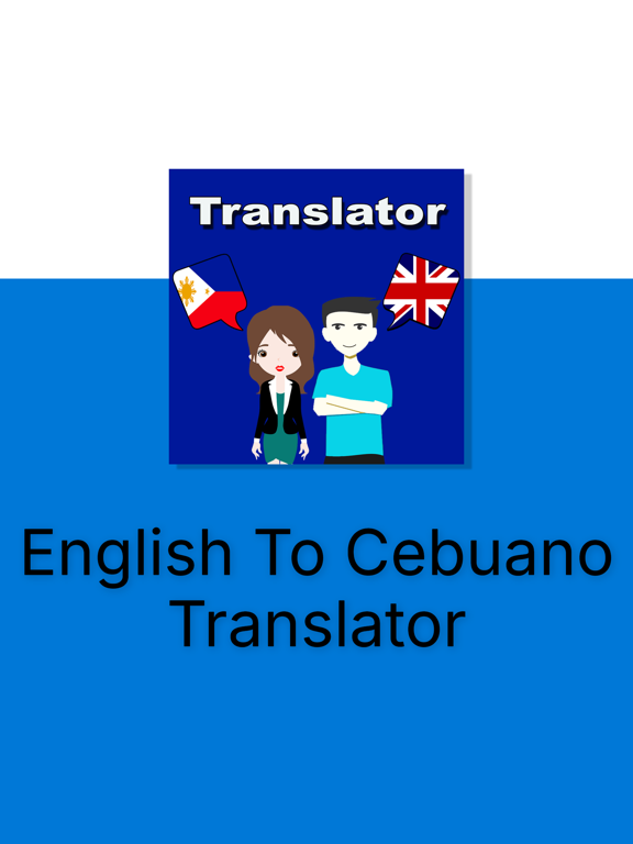 English To Cebuano Translation iPad screenshot