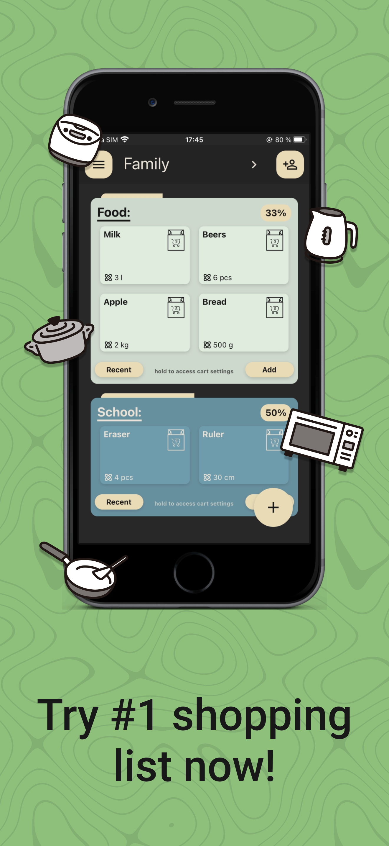 Scapp - Shared Shopping List