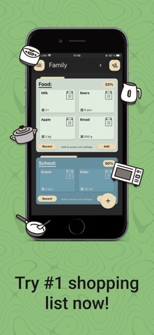 Scapp - Shared Shopping List screenshot