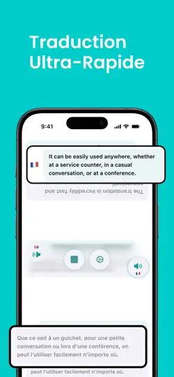 Capture d'écran de CoeFont Interpreter Traduction sur iPhone 2
