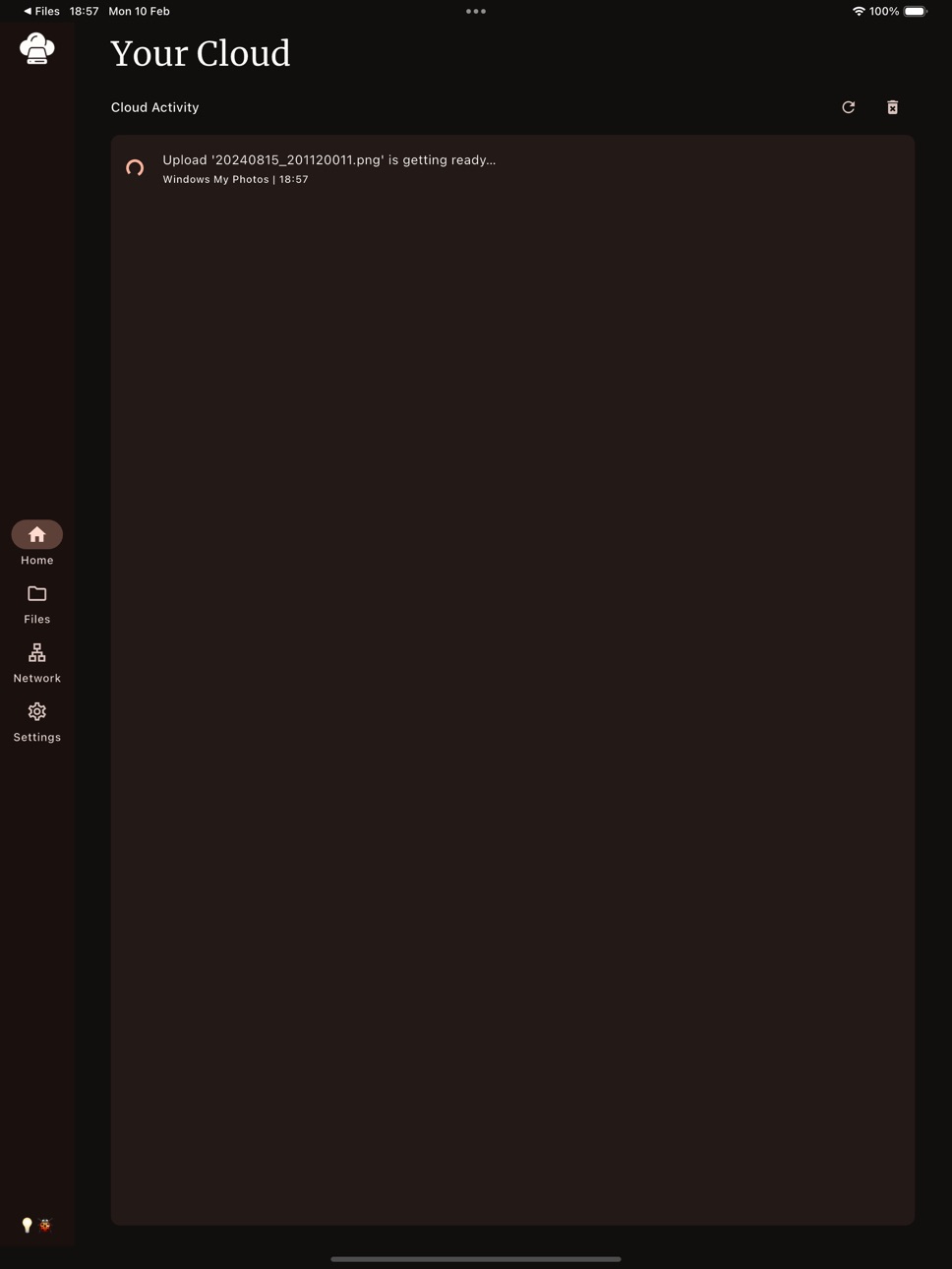 iPad screenshot