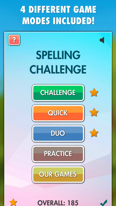 Screenshot 4 of Spelling Challenge Game App