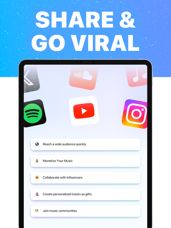 AI Music - Generator iPad screenshot 5 - Music app