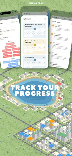 Brickday: Habit Tracker City screenshot 4