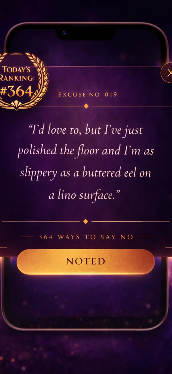 Screenshot #2 pour 364 Ways to Say No