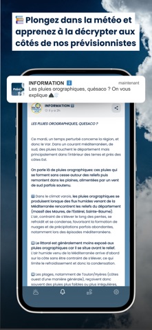 Prévi+: météo locale & alertes iPhone screenshot 5