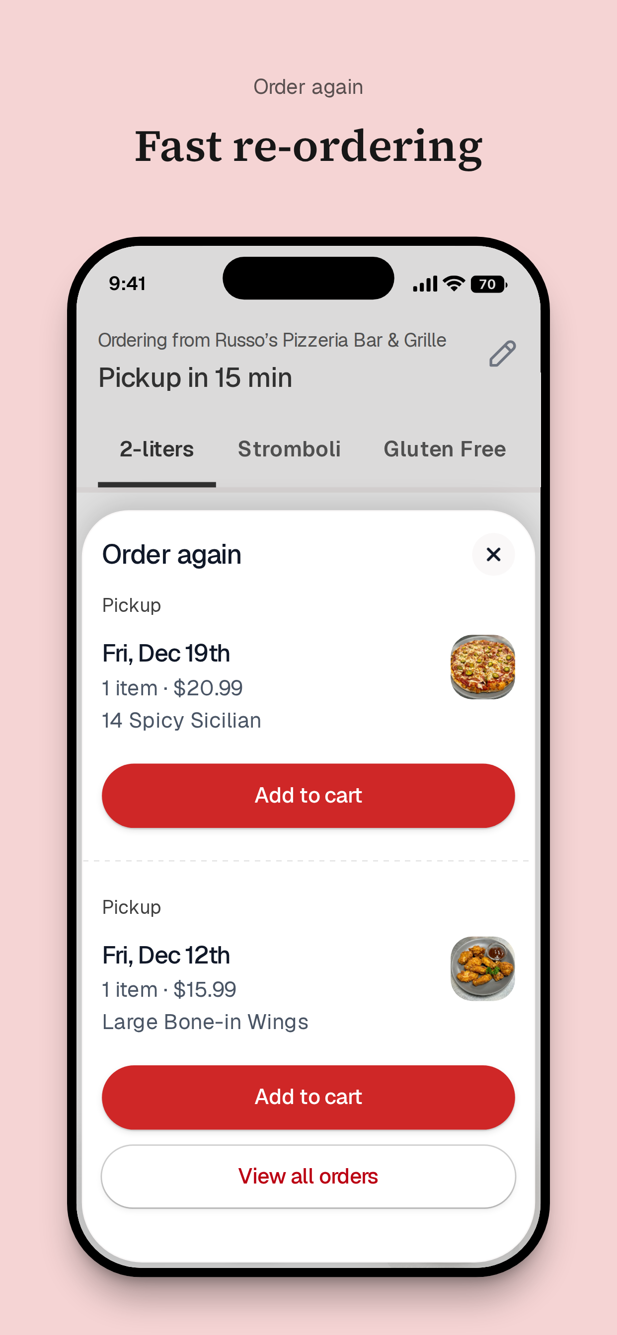Russo’s Pizzeria Bar & Grille screenshot 4