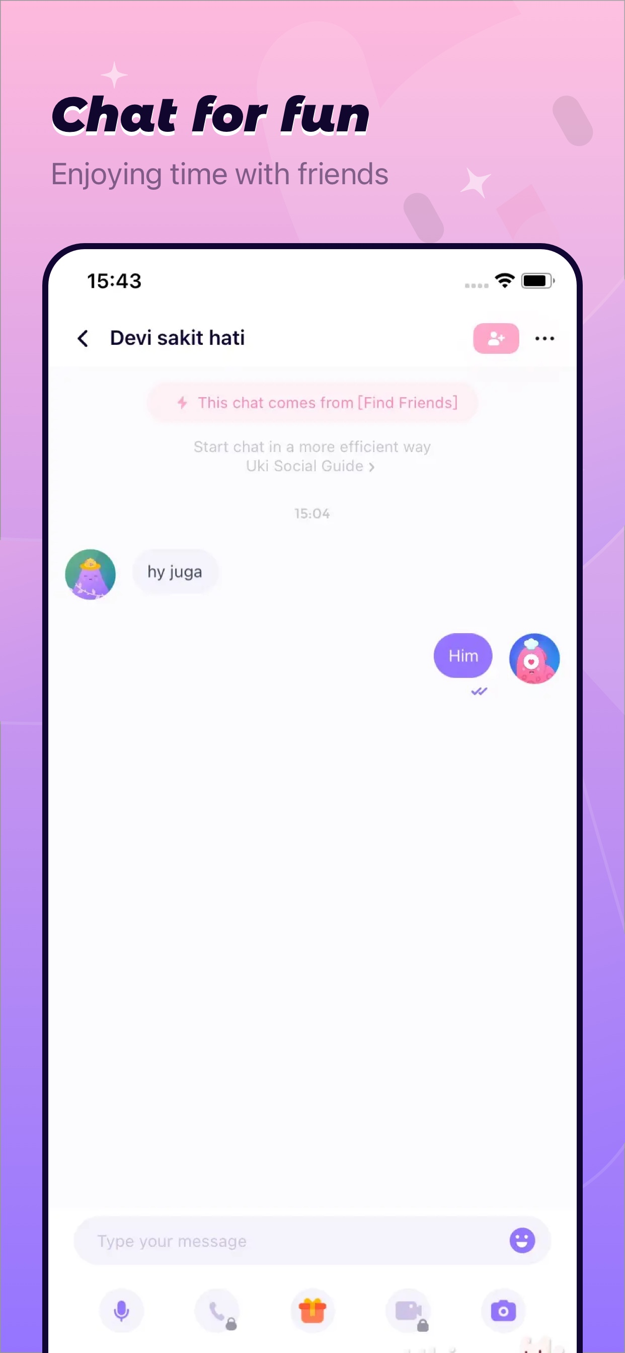 Uki - Amazing Online Chat App