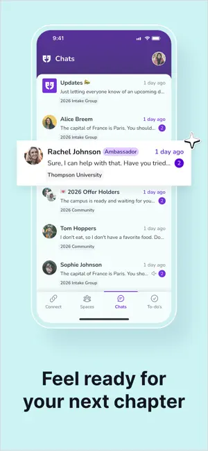 Unibuddy iPhone screenshot 2