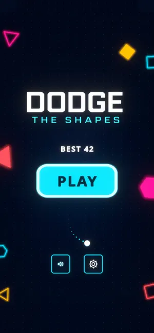 Dodge the Shapes Game screenshot 1