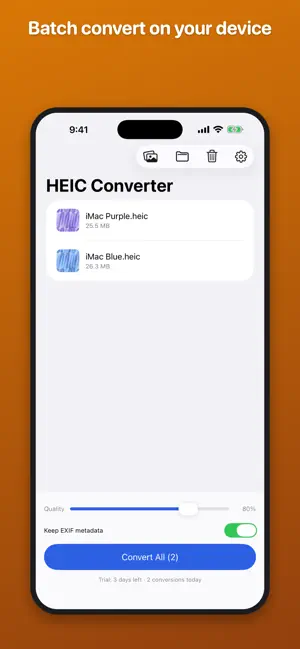 HEIC to JPG — Photo Converter screenshot 2