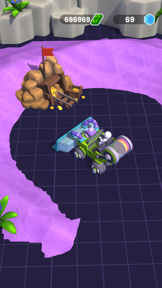 #3. Sand Space: Clean Idle Arcade (iOS) بواسطة: Black Box Digital