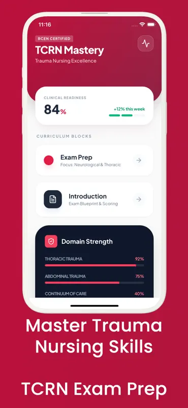 TCRN Prep | Trauma Nurse screenshot 1 of 5