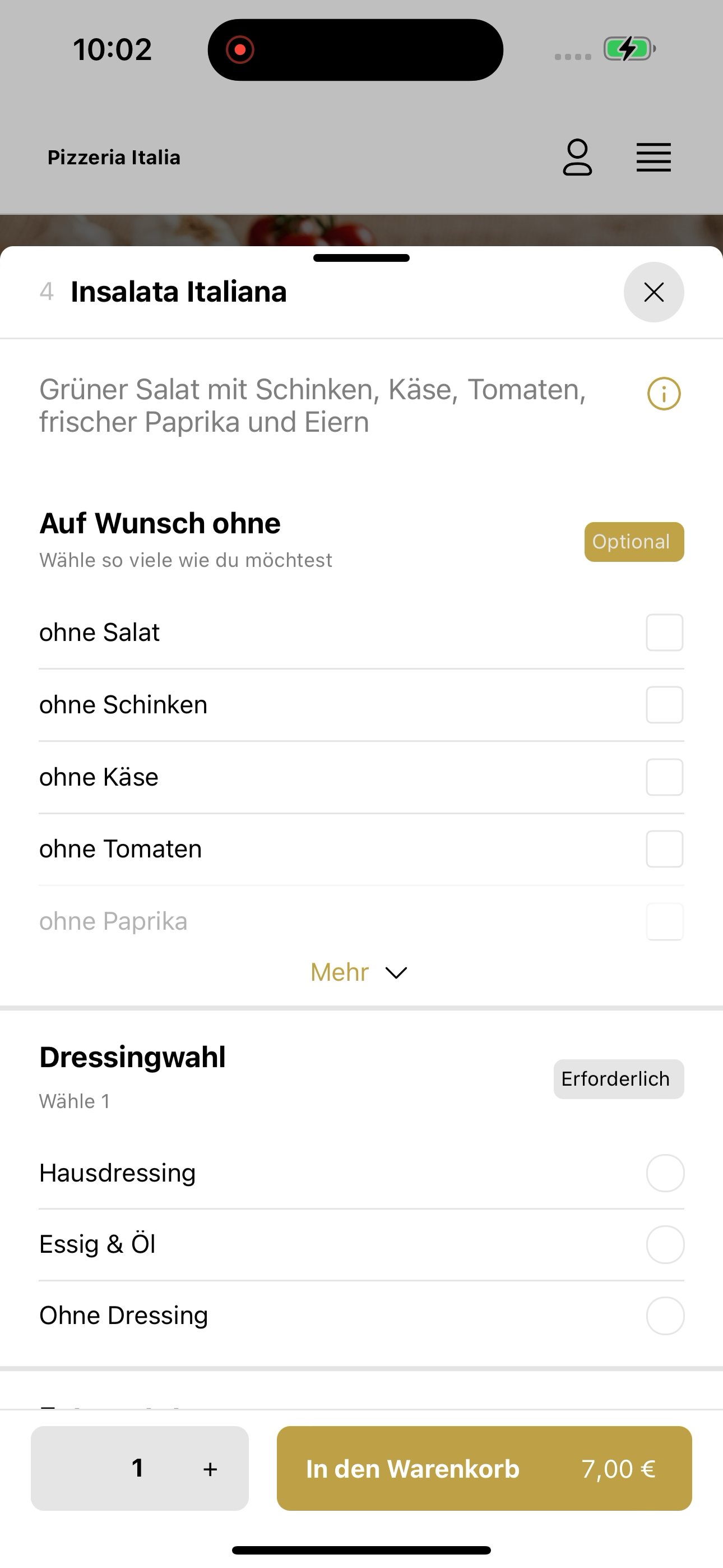 Pizzeria Italia Illingen DE screenshot 5