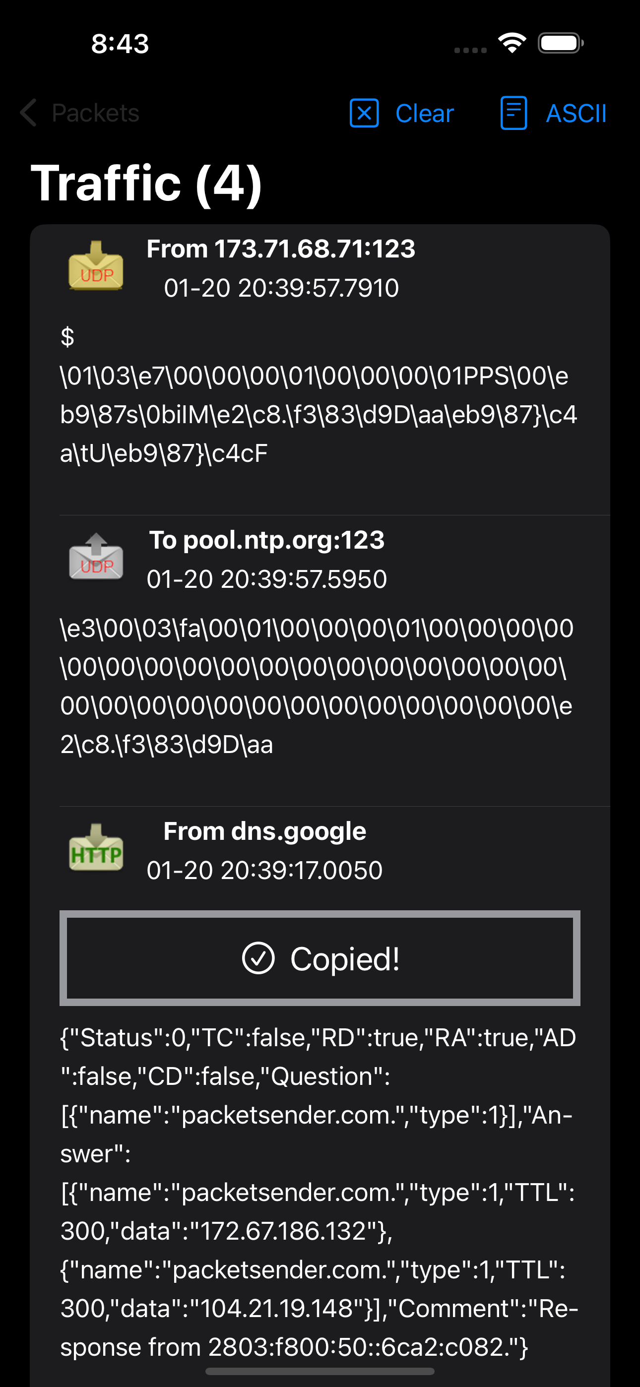 Packet Sender - UDP/ TCP/ SSL