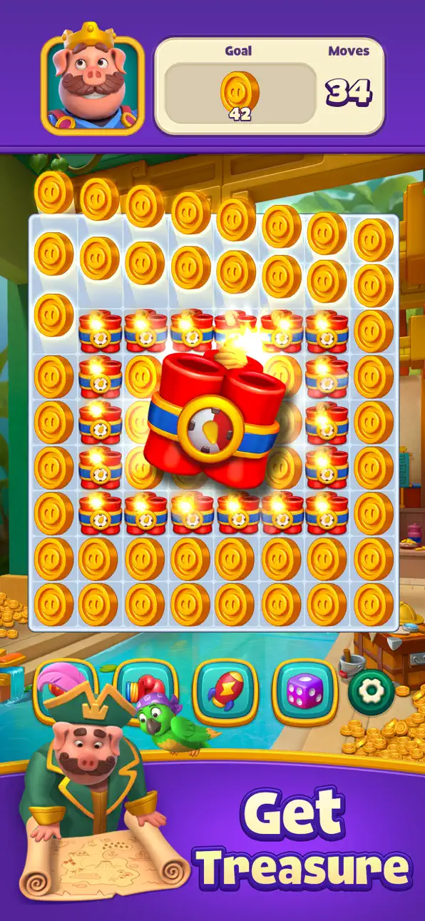 Piggy Kingdom - Match 3 Games Hack screenshot 3 - iOS game interface